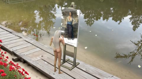 Zsa Zsa Paints Naked 013