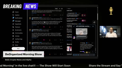 DeOrganized Morning News | Crypto Volatility Ahead | $13.8B BTC Options Expiry, US Gov On-Chain Data, Altcoins Oversold