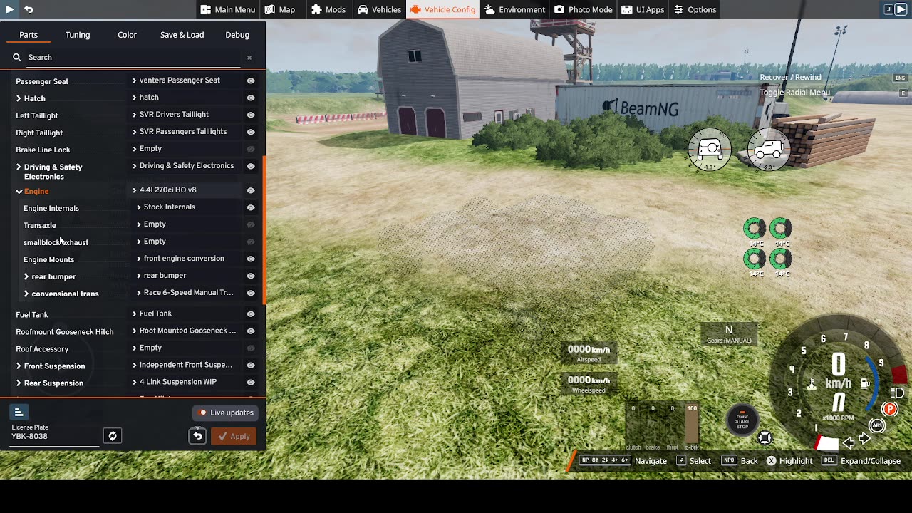 #2 Testing new cars in BEAM ng