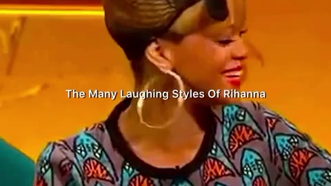 CHECK OUT The Many LAUGHING STYLES of #Rihanna ❤️😂