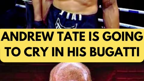 Andrew Tate's body language lacks confidence.