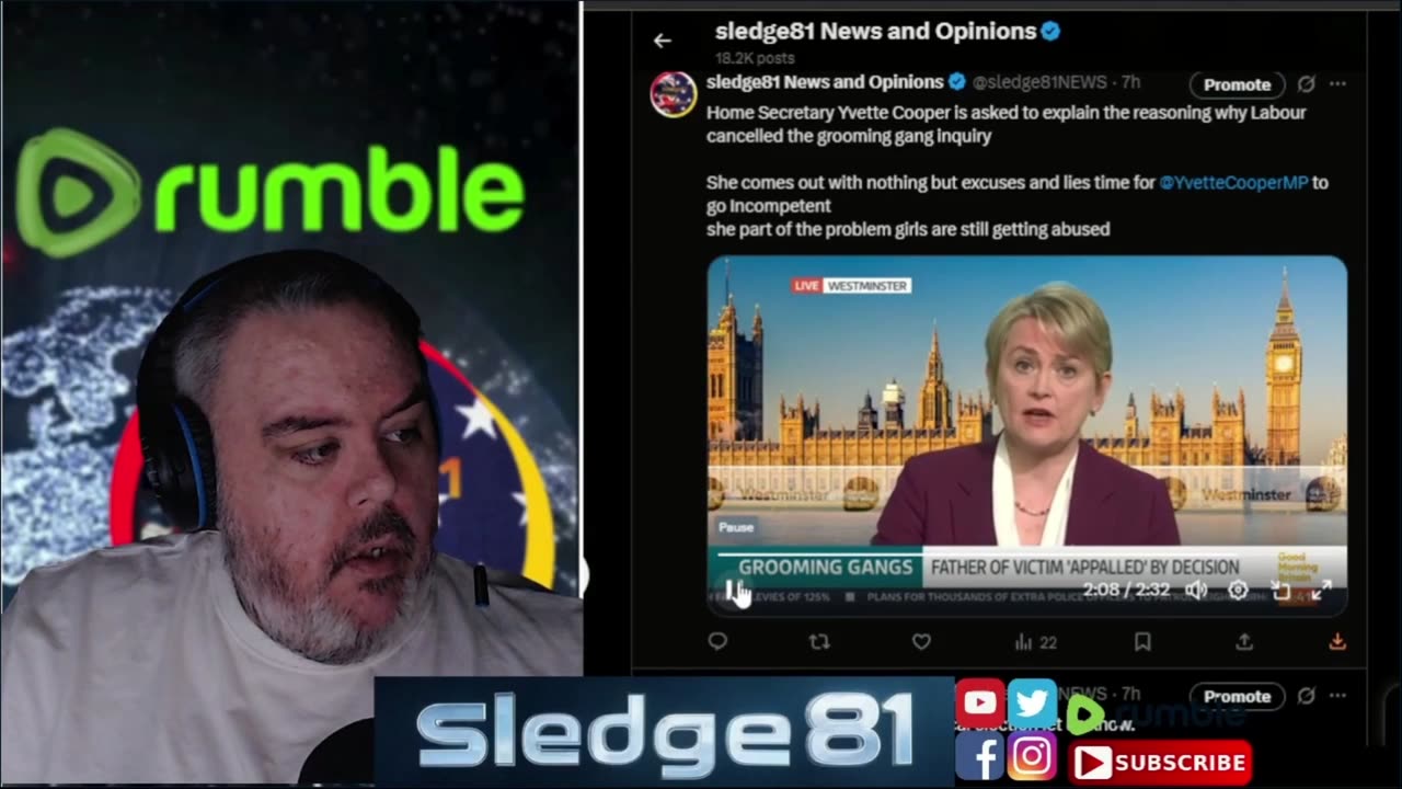Yvette Cooper explained why they cancelled grooming gang inquiry