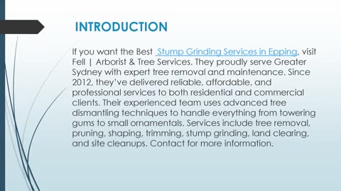 Best Stump Grinding Services in Epping