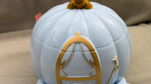 Disney Parks Cinderella Coach Plastic Container with Candy Inside #shorts