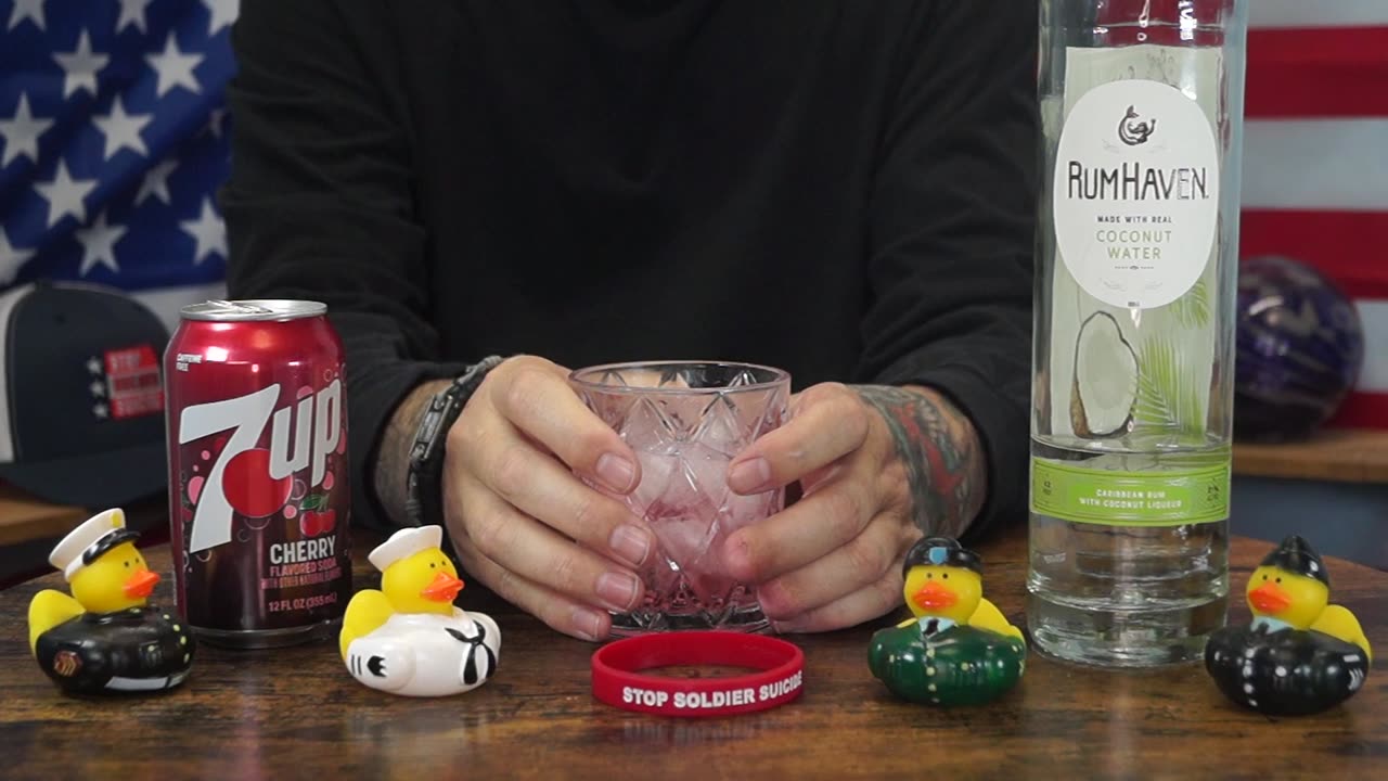 Charles Sleater - Rumhaven Coconut Rum & 7-Up Cherry Soda
