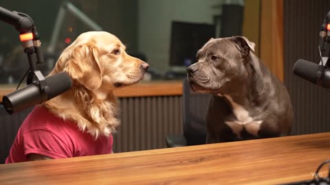 #goldenretriever #pitbull