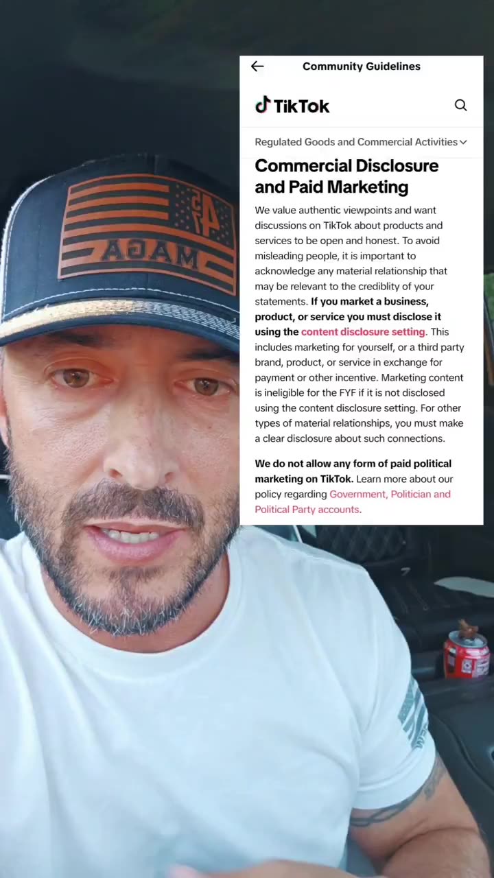 Left wing influencer connections to dark money broke Tiktok guidelines