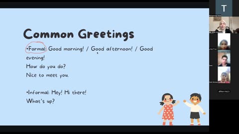 Greetings and Farewells Class (2)