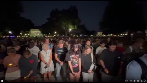 🚨 Một buổi cầu nguyện lớn tại khuôn viên trường Đại học Alabama dành cho Charlie Kirk❤️