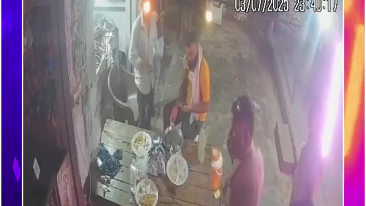 Auraiya Cop Caught on CCTV Slapping Youth Outside Shop — Suspended After Video Goes Viral!