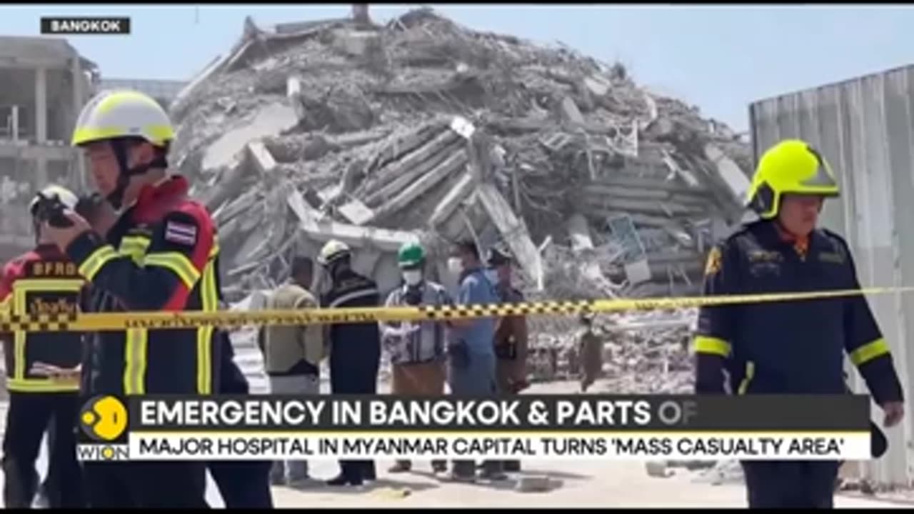 EARTHQUAKE MYAMAR THAILAND 28 MARS 2025