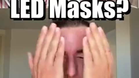 All those red light masks