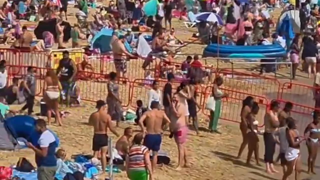 On many beaches in UK there are almost no British people left.