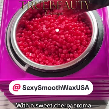 Sexy Smooth Cherry Desire Hard Wax Melt Demo | @trueblounge Waxing Tutorial