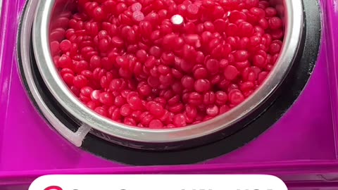 Sexy Smooth Cherry Desire Hard Wax Melt Demo | @trueblounge Waxing Tutorial