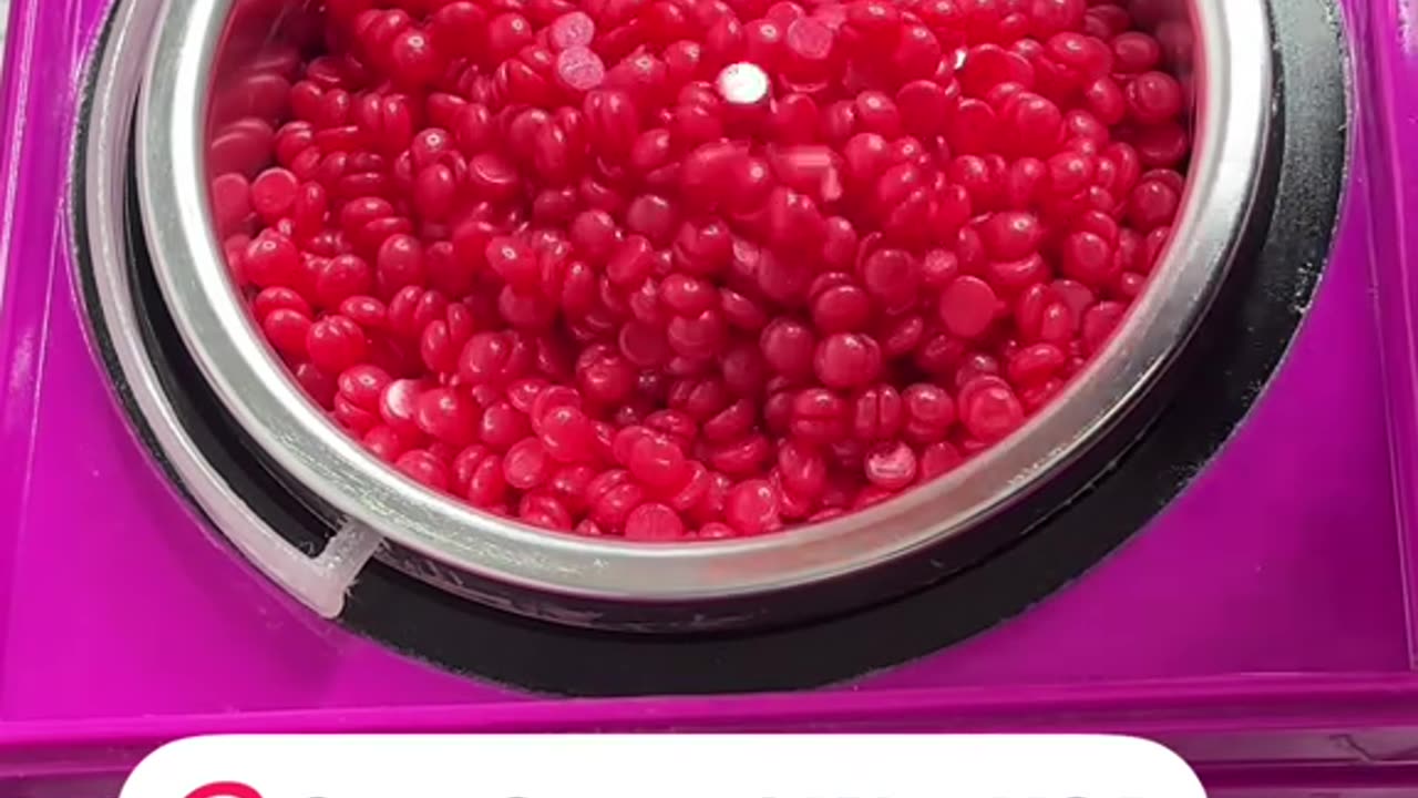 Sexy Smooth Cherry Desire Hard Wax Melt Demo | @trueblounge Waxing Tutorial