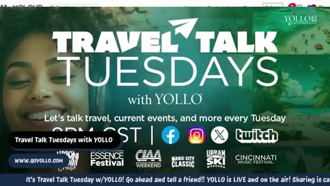 Travel Talk Tuesday with YOLLO - 9.02.2025 (LIVE)
