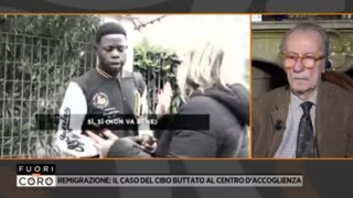 Asylum seekers in Italy, living in reception centers at our expense, say the free Italian food