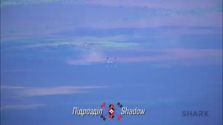 Surveillance Drone Directs Artillery Onto Russian Firebase That Immediately Trys to Evacuate
