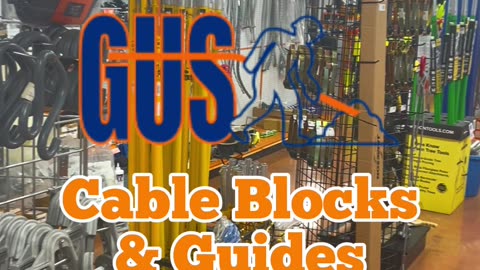 We have all of the Cable Blocks, Rollers, and Guides you need. #fiberoptic #lineman #telecom