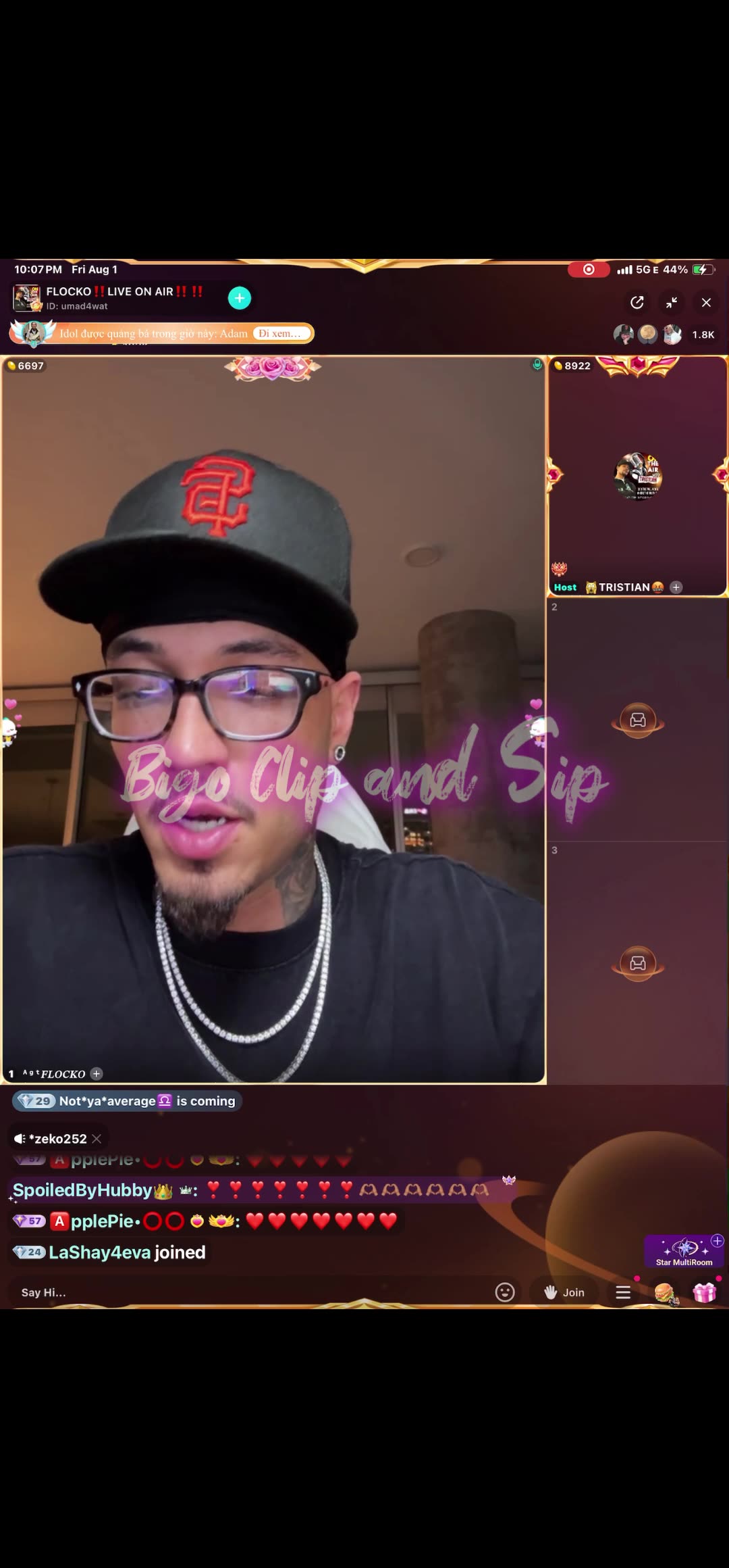 Live on the air @99.9 2 to tall radio w/host tristian ft sit down w/Flocko 8/1/25 #bigoclipandsip