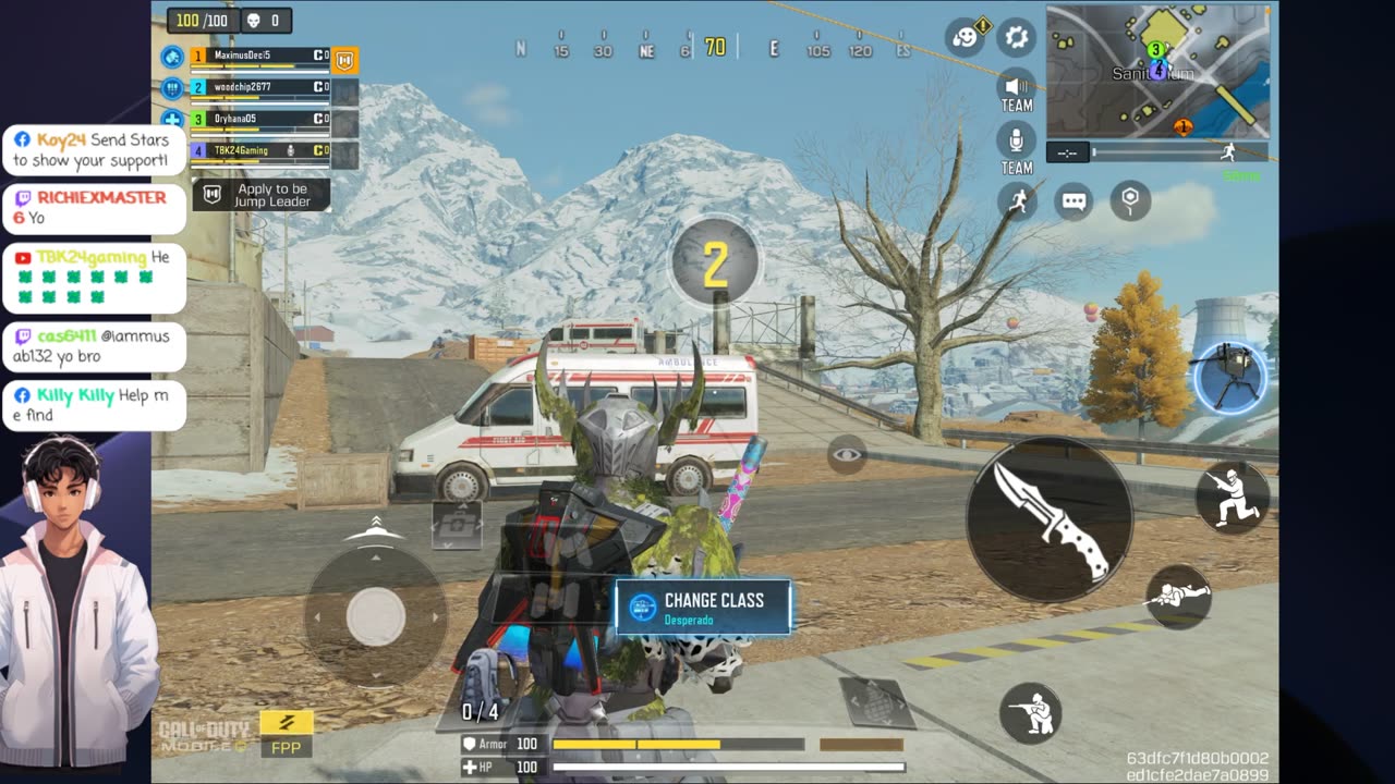 Call of duty mobile 1 vs squad #callofduty
