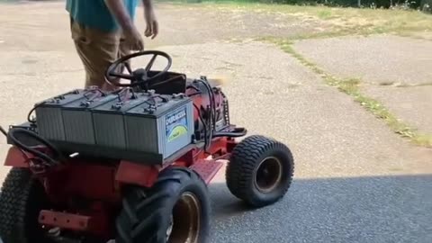Case 222 with battery electric conversion