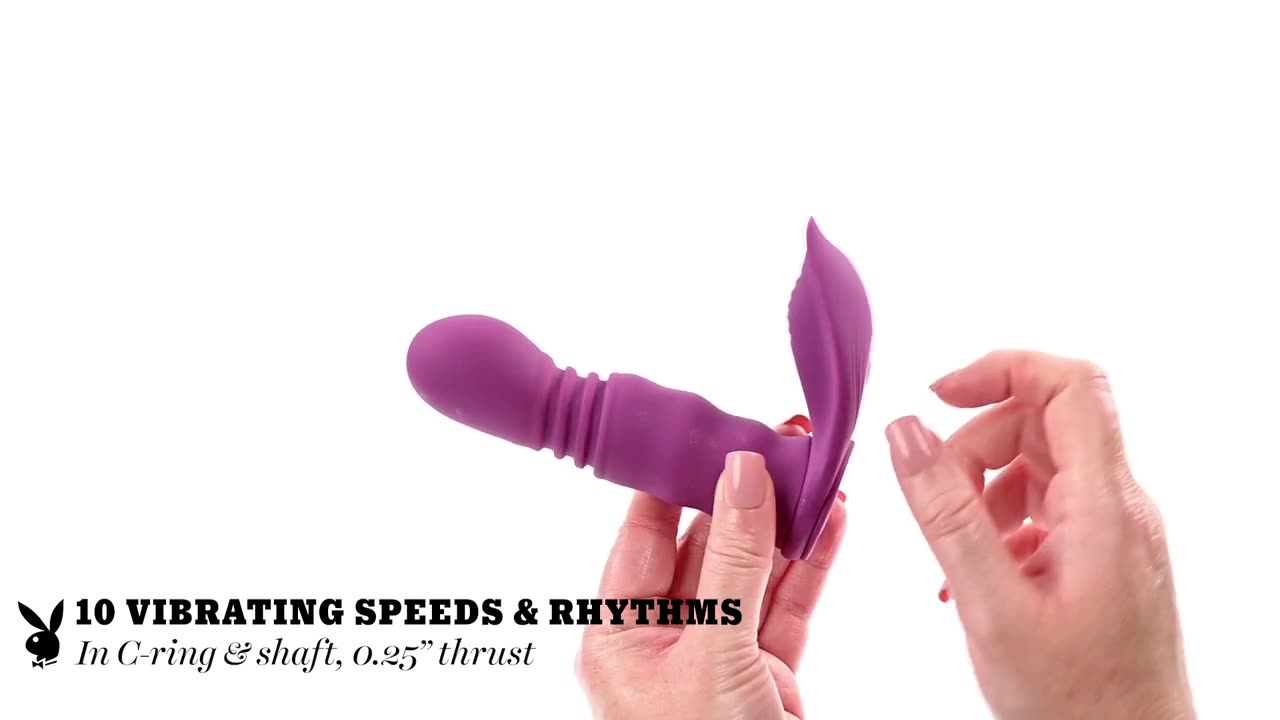 Playboy Pleasure Match Play Thruster Cock Ring 2-in-1 PB-RS-4721-2 153498