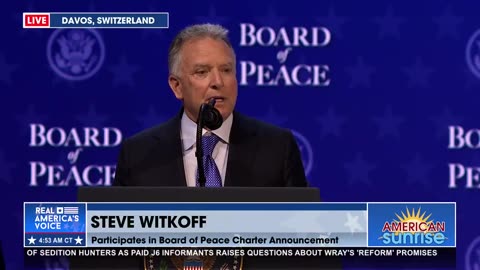 WITKOFF: BRINGIN 'SENSE OF HOPE' TO GAZA