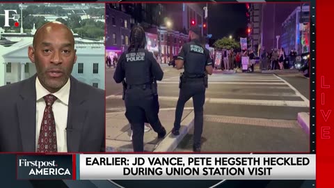 US- Trump Meets Cops, National Guard Troops In Washington DC Amid Protests -Firstpost America - N18G