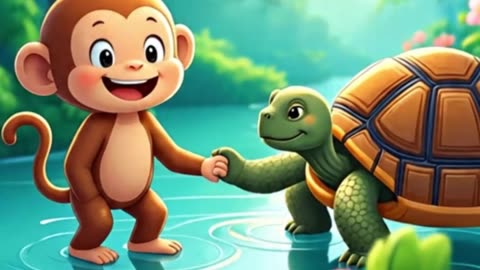 bander aur kachue ki dosti / for kids