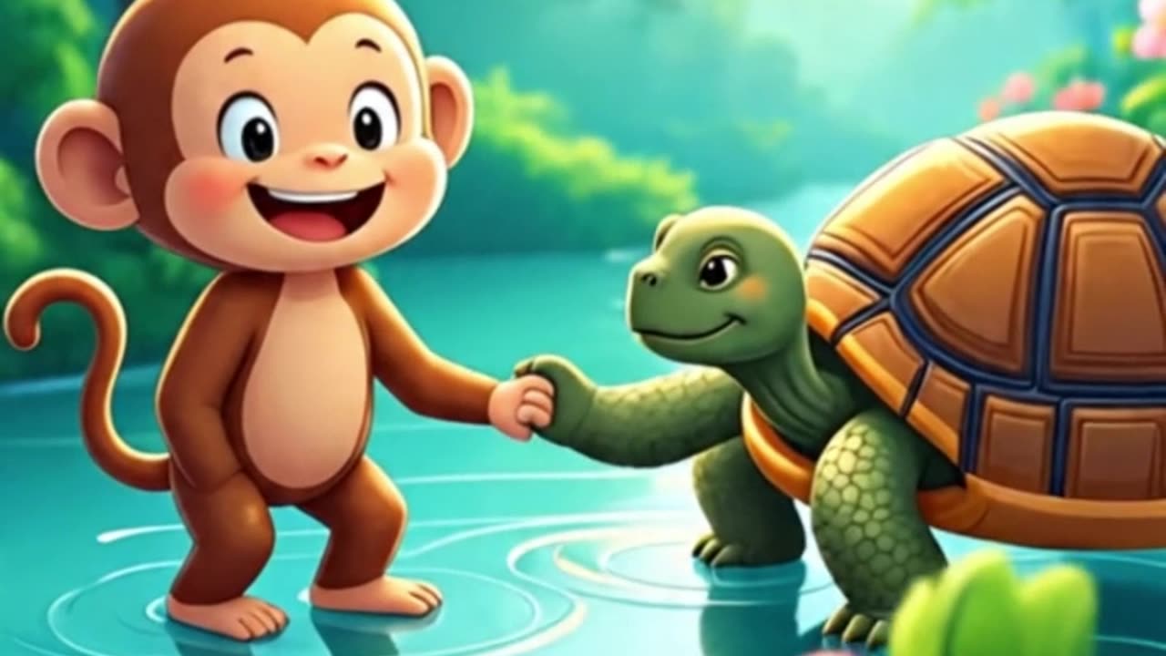 bander aur kachue ki dosti / for kids