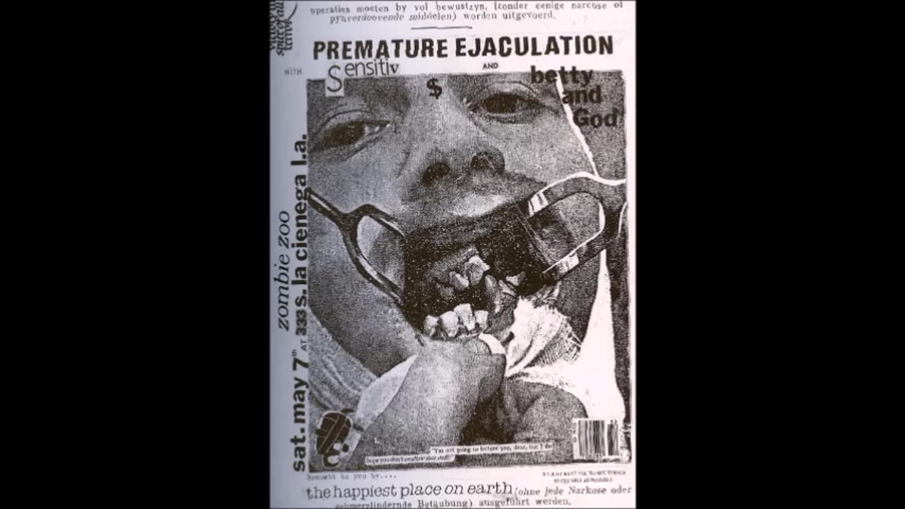Premature Ejaculation - Zombie Zoo, 1988 (Excerpts)