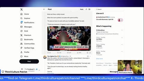 4/30/25 First 100 days, the Greatest Comeback, Bail Reform in TX, Pay less taxes LAWFULLY, Disney petition to stop grooming, Canadian Prime minister is a concern & more!