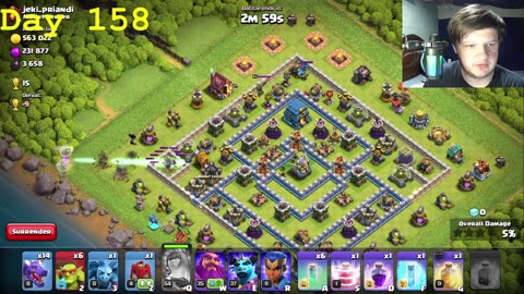 Day 158 of Clash of Clans. [#clashofclans, #coc, #day158]