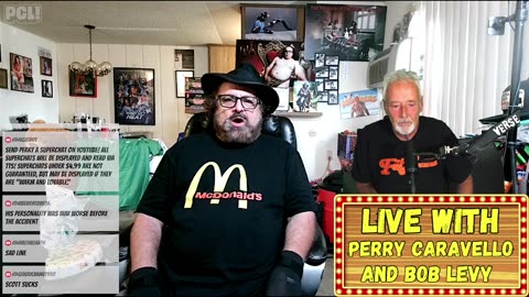 Live with Perry and Bob Levy!! 8.12.25 Perry Caravello Live (PCL)
