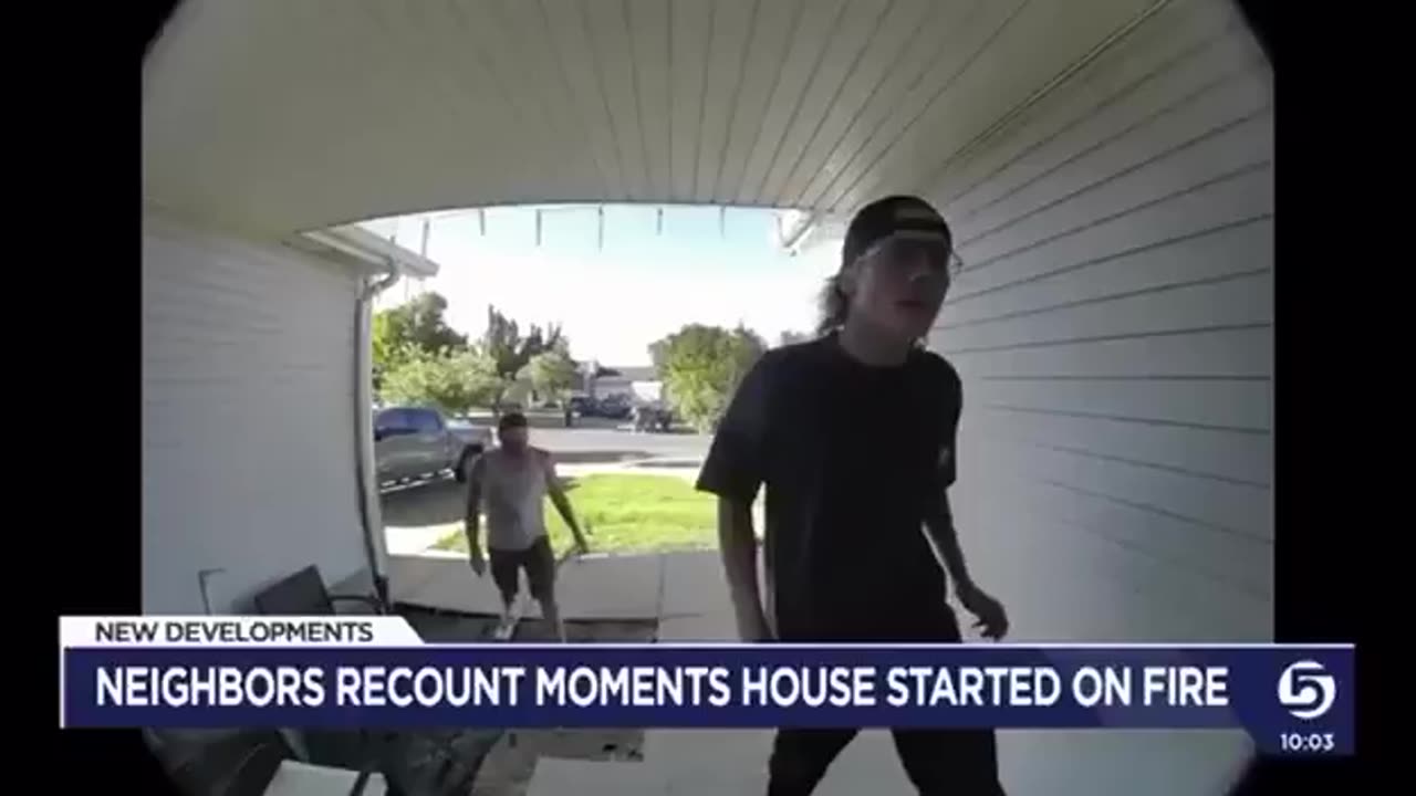 Teens in Utah kick down door of burning home to rescue trapped dogs