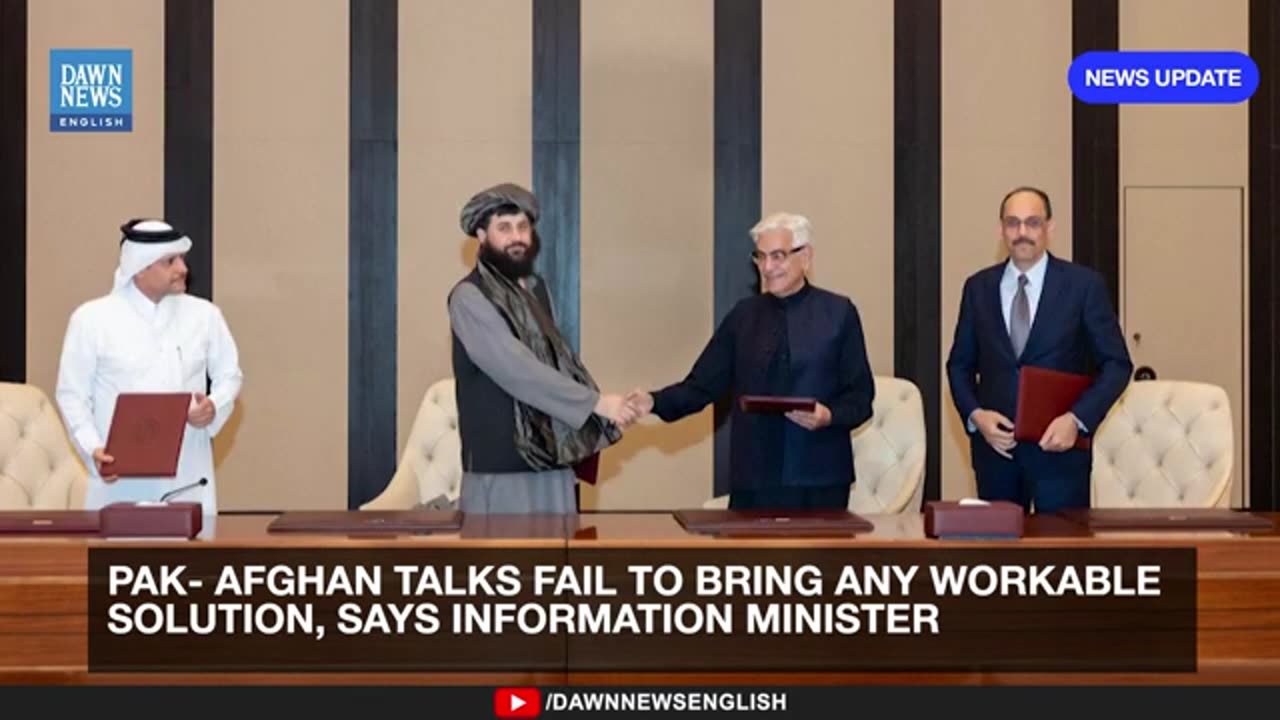 Pak-Afghan Talks Fail to Bring Any Workable Solution | Information Minister |