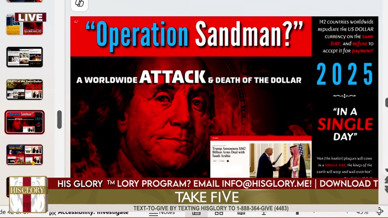 His Glory - Andrew Sorchini & Bo Polny Trump’s Middle East Triumph...5-14-25