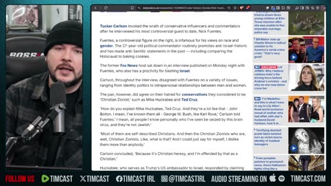 Conservatives SLAM Tucker Carlson Nick Fuentes Interview, Say Charlie Kirk Would BE MAD | Tim Pool