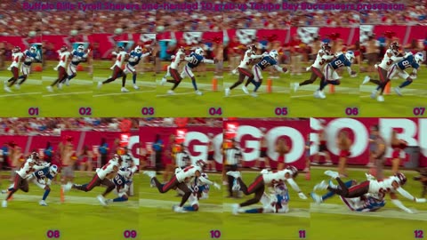 Prototype 219: Tyrell Shavers one-handed grab vs Tampa Bay Buccaneers preseason