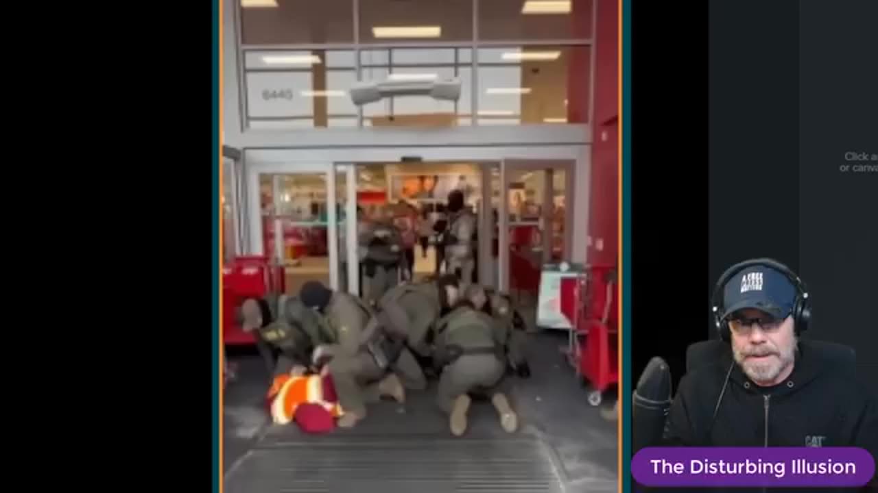 10 ice agents vs 17yr old US Citizen ..