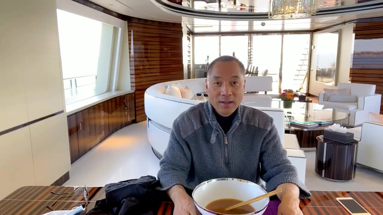 20200330文贵先生直播：七哥为船员煮面！吃面，香！ 🙏 🌹