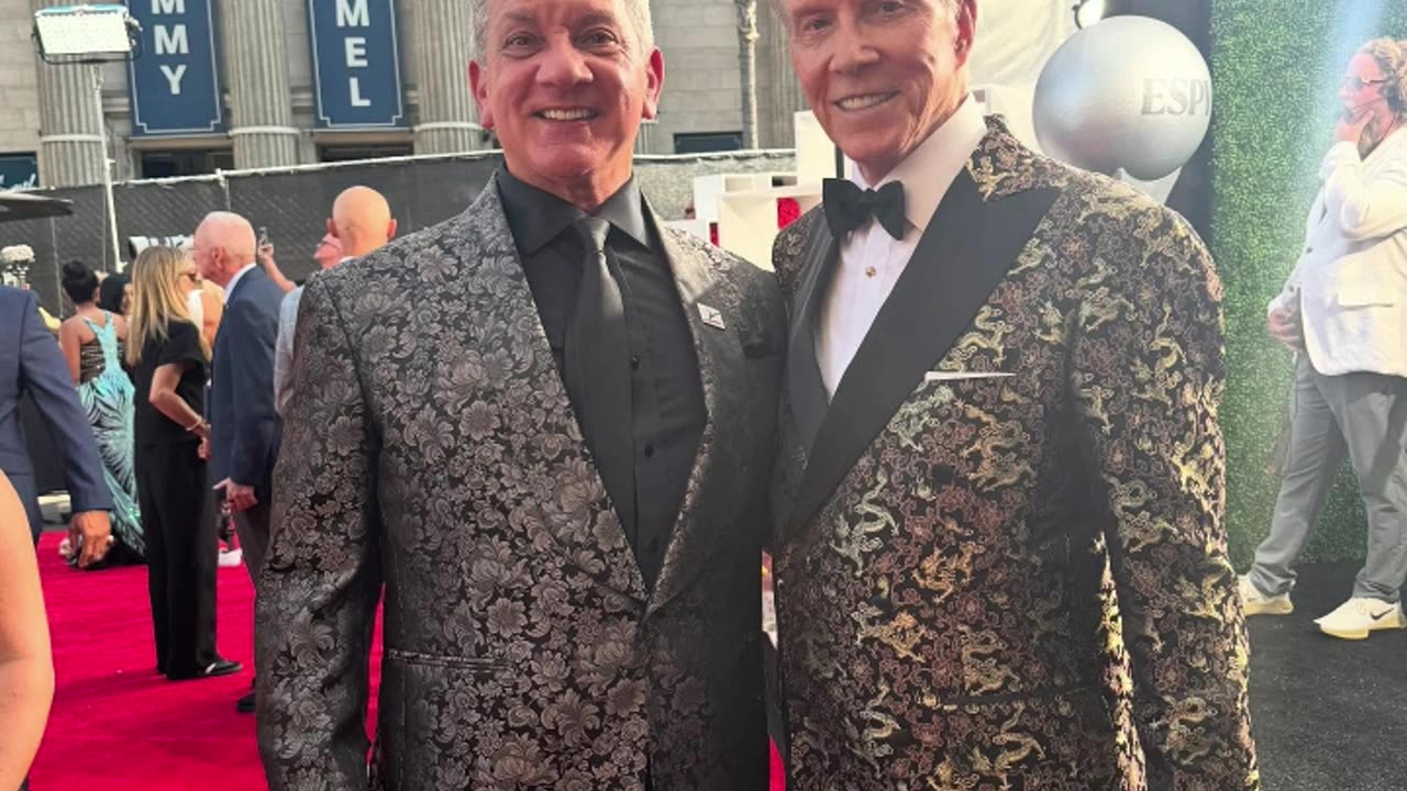 Bruce Buffer and Michael Buffer Reunited at the 2025 ESPYs