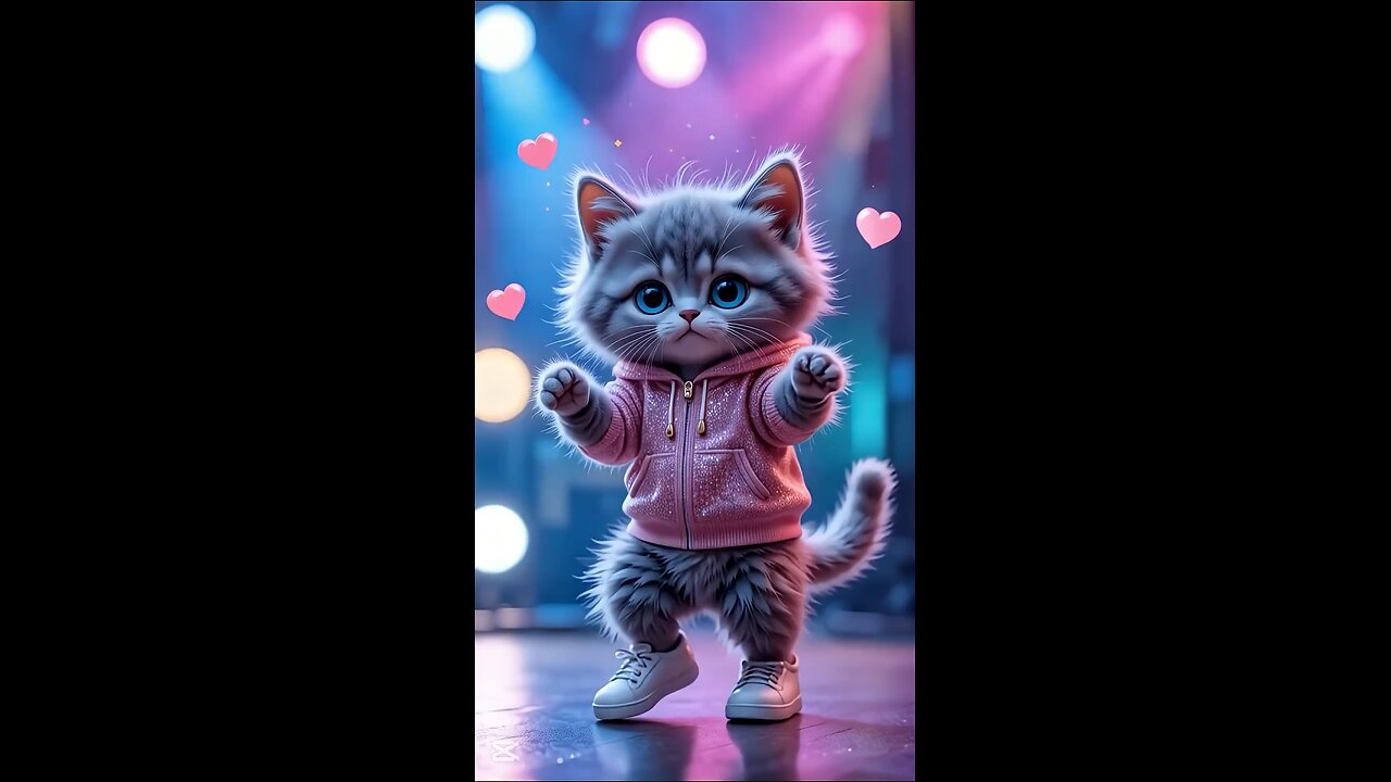 Kitty dancing