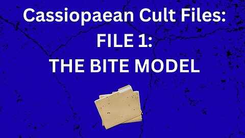 Cassiopaean Cult Files 1: THE BITE MODEL