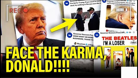 PANICKED Trump gets TASTE of his OWN MEDICINE in PUBLIC