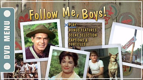 Follow Me, Boys! - DVD Menu
