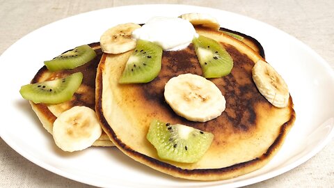 [REAL TIME] Full Process: Fluffy Soufflé Pancakes | ASMR No Talking