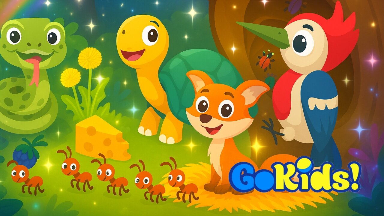 Helping Turtle, Snake & Woodpecker 🌳 | Forest Games Animal Fun World